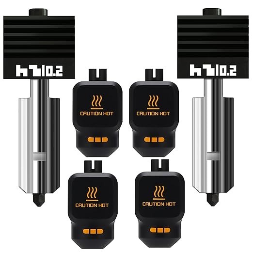 2PK 0.2mm High Precision Hotend for Bambu Lab P2S/X2D/H2D/H2C/H2S/A1 Nozzle H...
