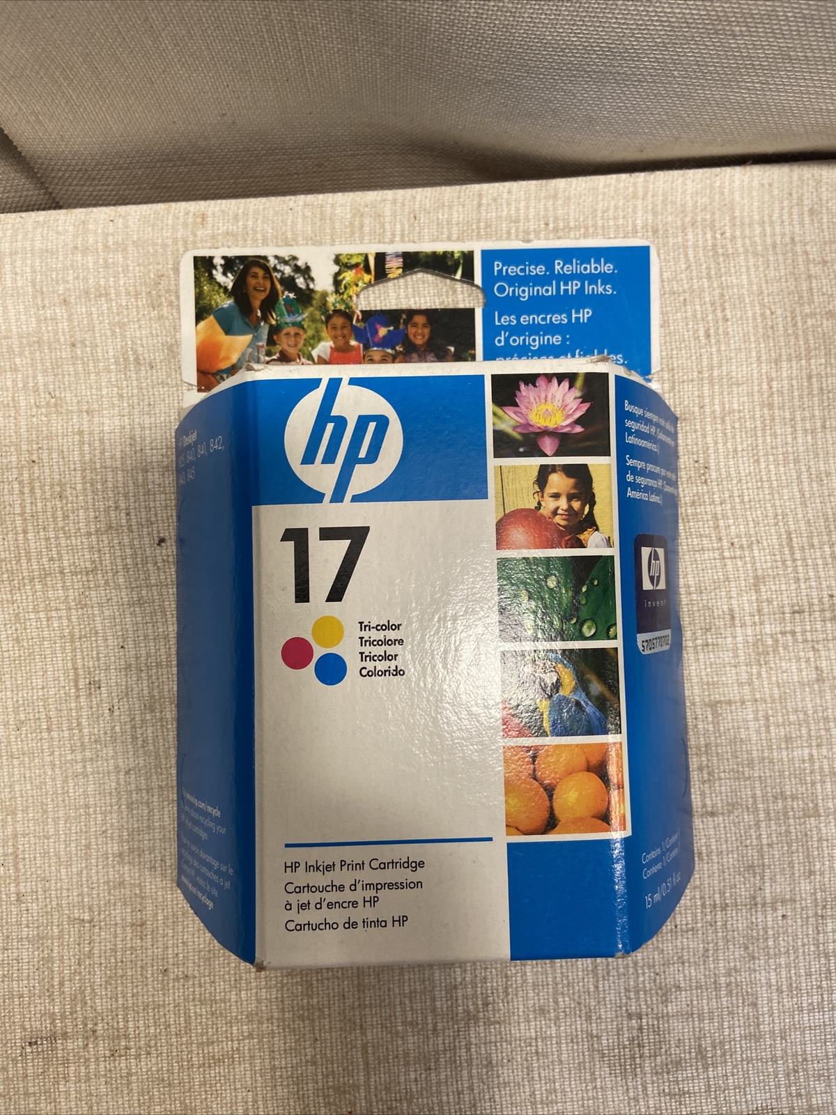 Genuine HP 17 Tri-Color Ink Cartridge Factory Sealed Box Exp 02/2009