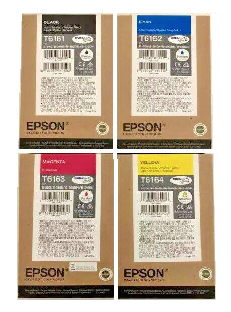Genuine Ink Epson Business Inkjet B-300 B-310 B-500 B-510 D DN / T6161 -T6164