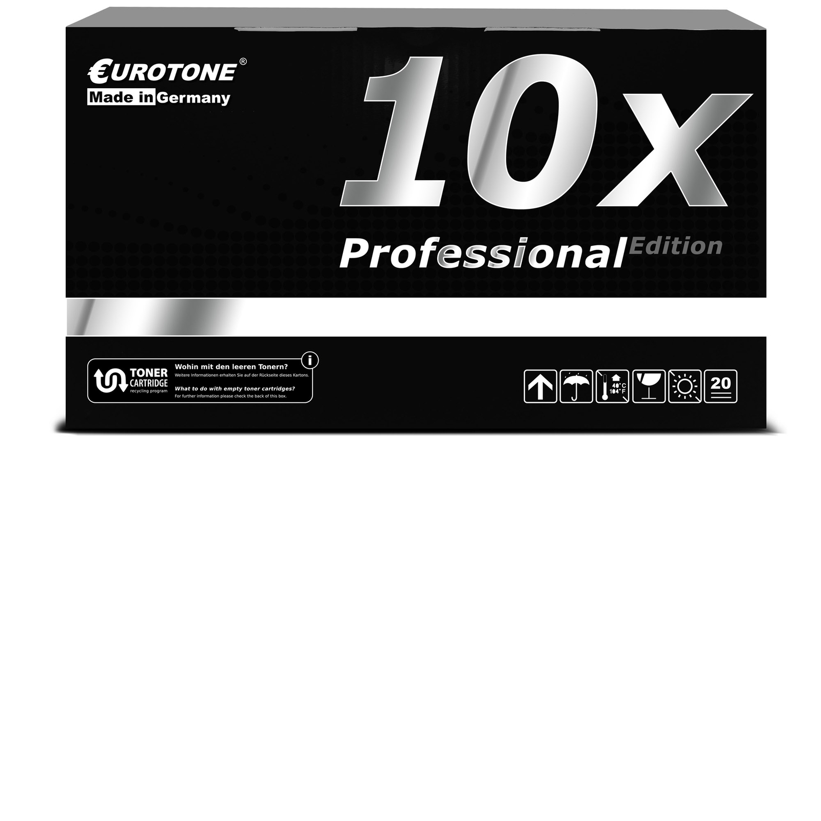 10x Pro Eurotone Toner Black F R Canon fs-6 Fax L 1000 With Per Ca. 5.000 Pages