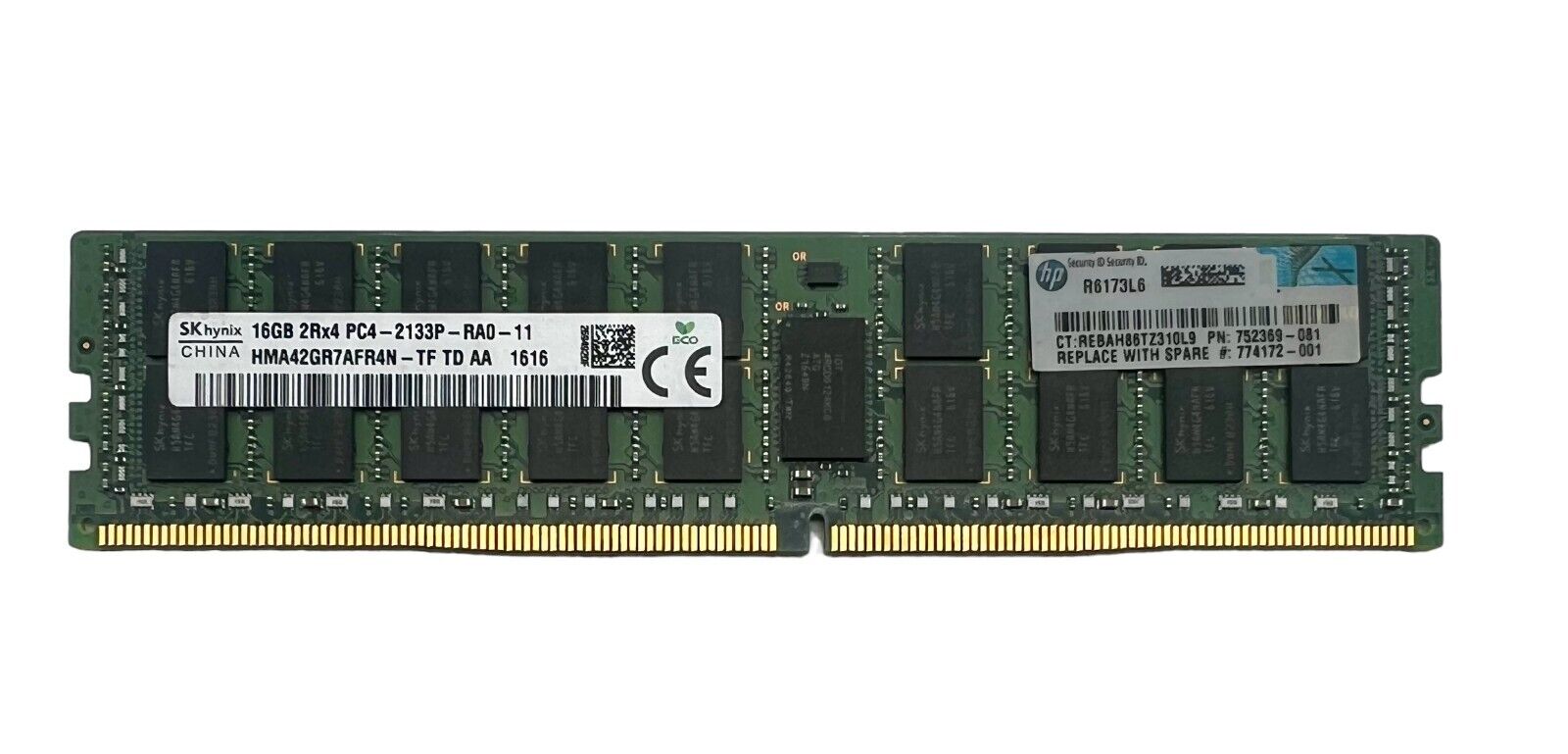 SK Hynix 16GB (1x16GB) PC4-17000 DDR4-2133P Server Memory RAM HMA42GR7AFR4N-TF