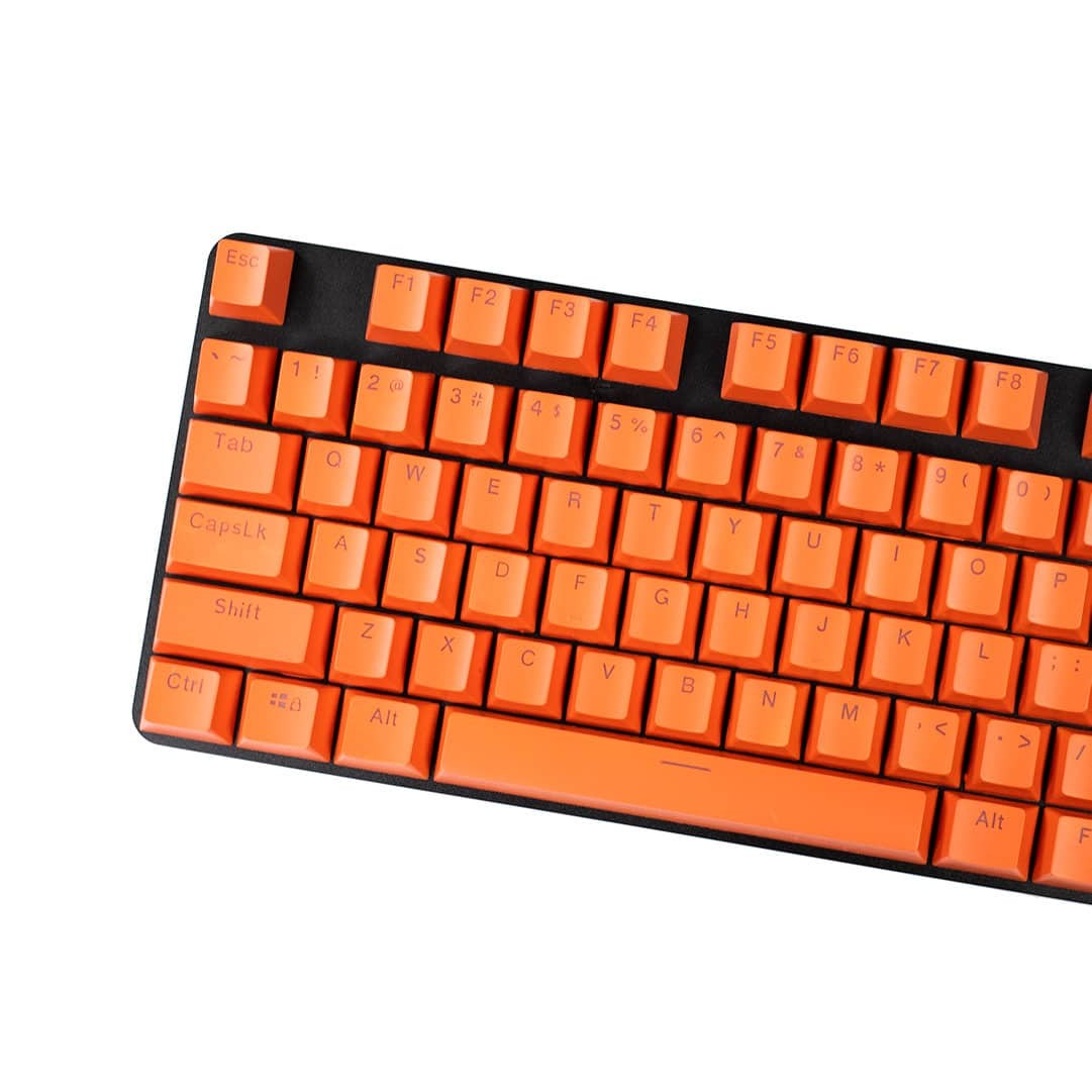 OEM Profile Translucent Mixable Keycaps - Orange