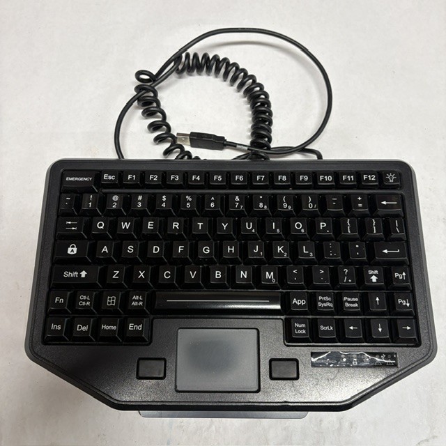 iKey IK-TR-911-RED Rugged Keyboard SN.......992, Plus Havis QR Base C-KBM-102