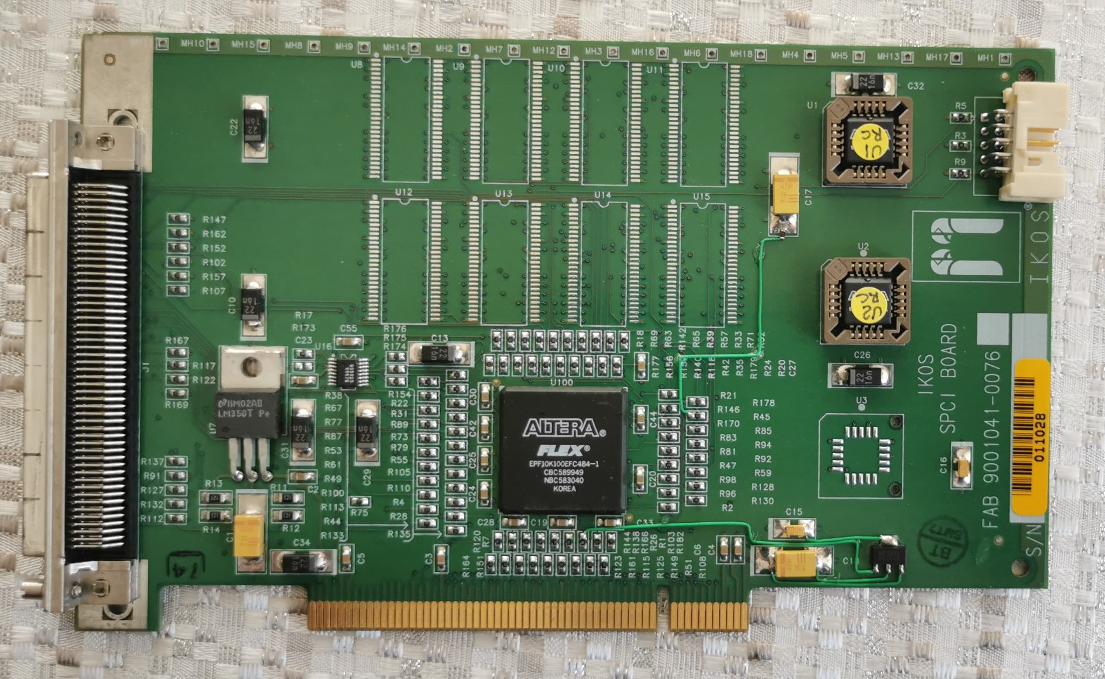 Sun Ultra 80 PCI card with 100-pin connector