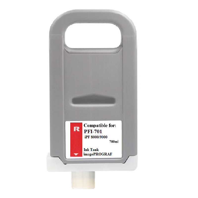 PFI-701 Red Ink Cartridge for Canon IPF 8000s 9000s 8000 9000 8100 PFI701R