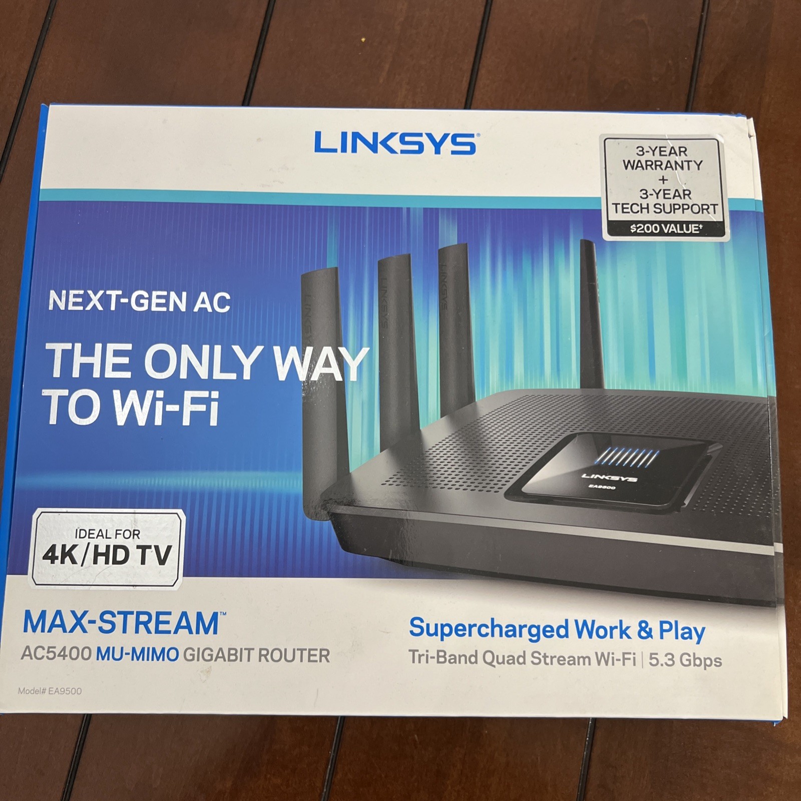 Preowned in good condition / Linksys Max-Stream AC5400 MU-MIMO Gigabit Router 