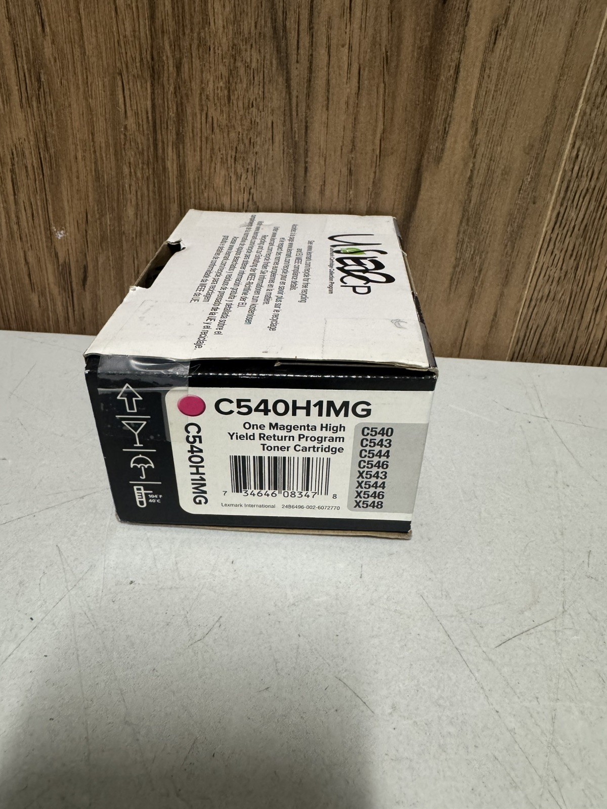 Genuine Lexmark C540H1MG Magenta High Yield Toner Cartridge Open Box OEM