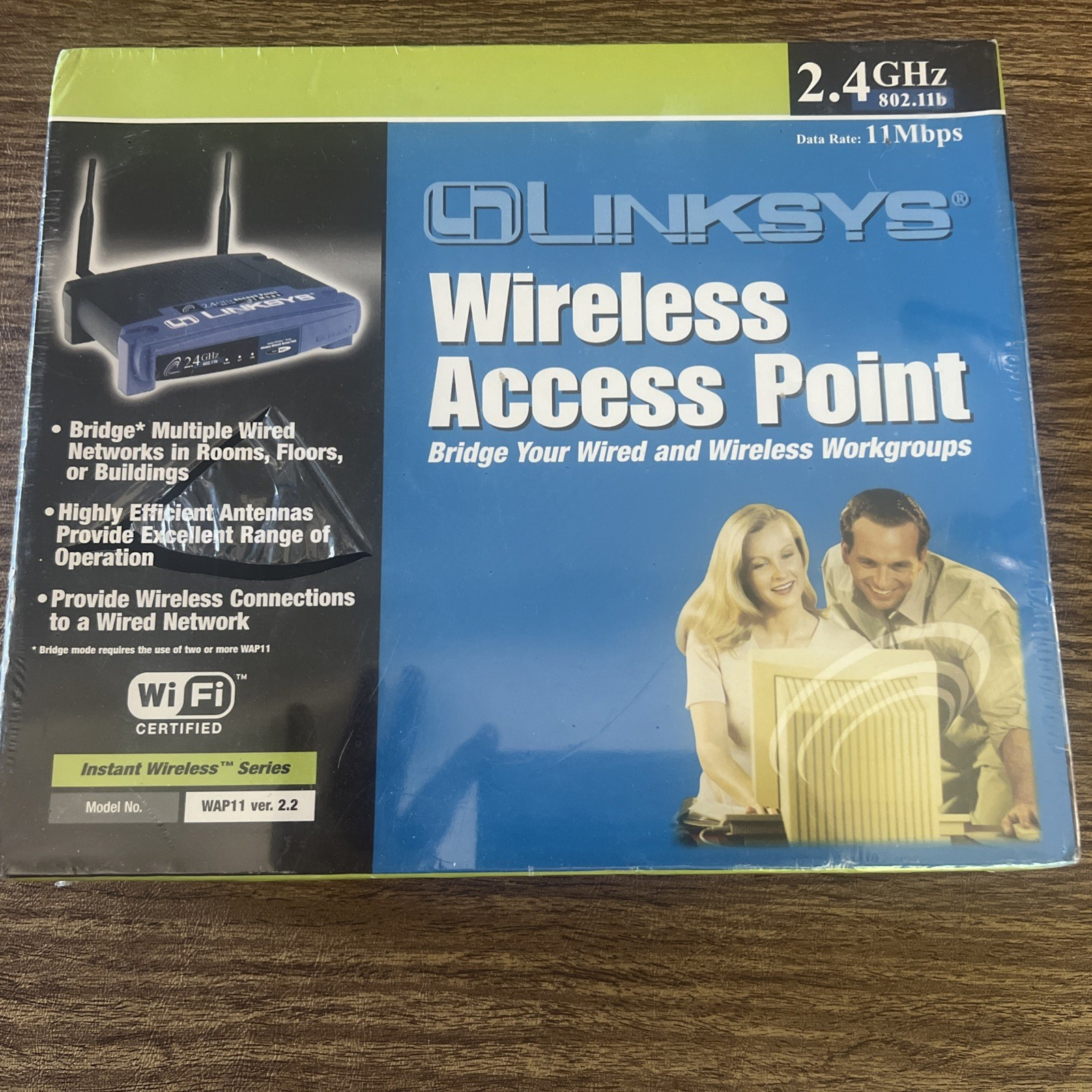 Linksys Instant Wireless Series Network Access Point WAP11 New Sealed Router