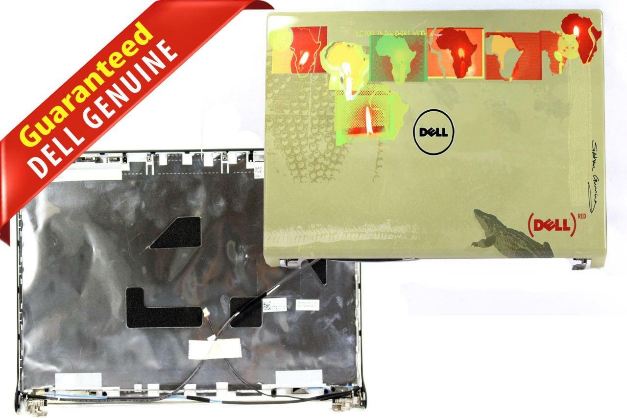 New Dell OEM Studio 1555 1557  LCD Designer Cover with Hinges & Antenna U155N