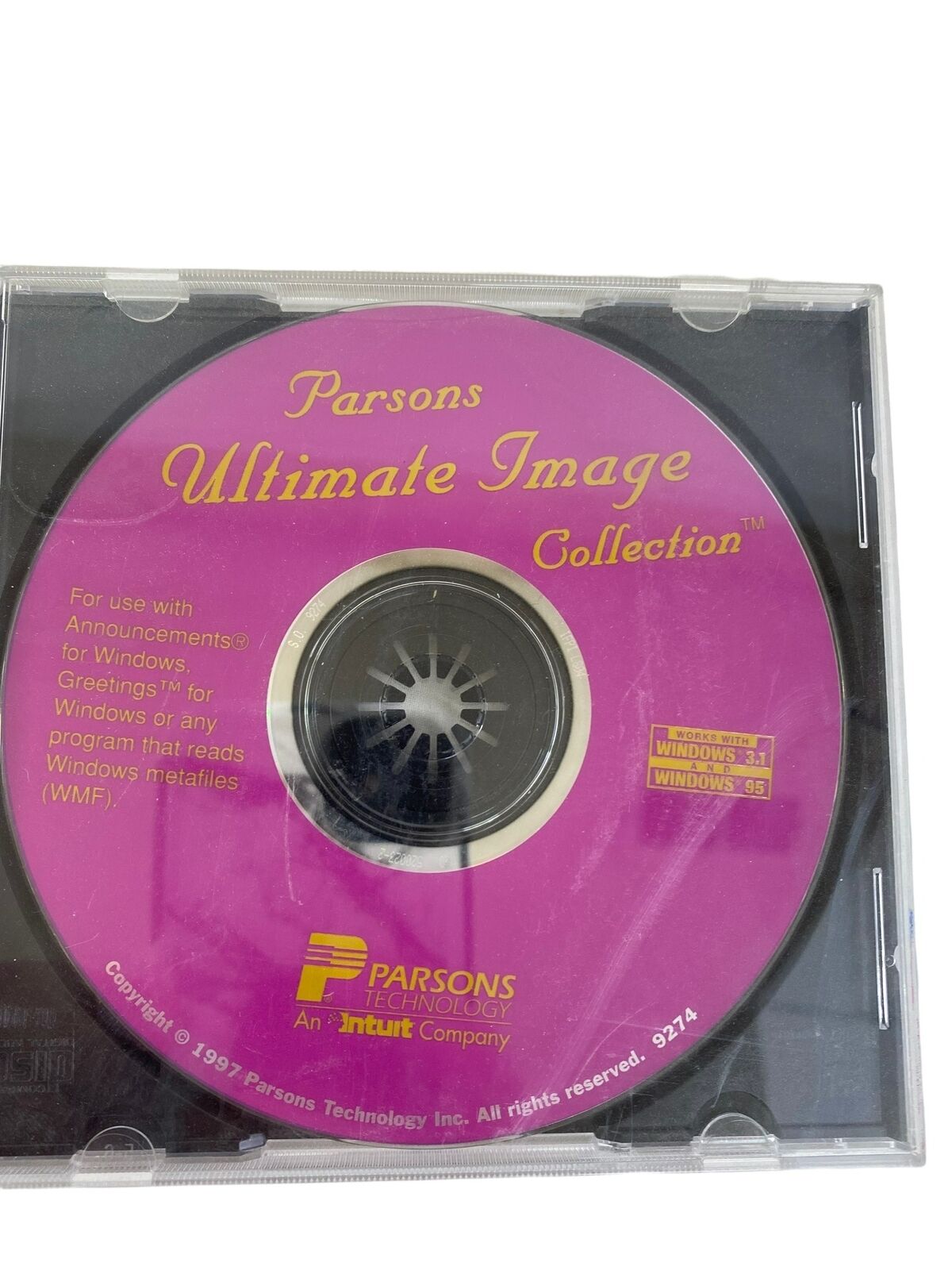 Vintage Parsons Ultimate Image Collection cd rom windows 3.1 95