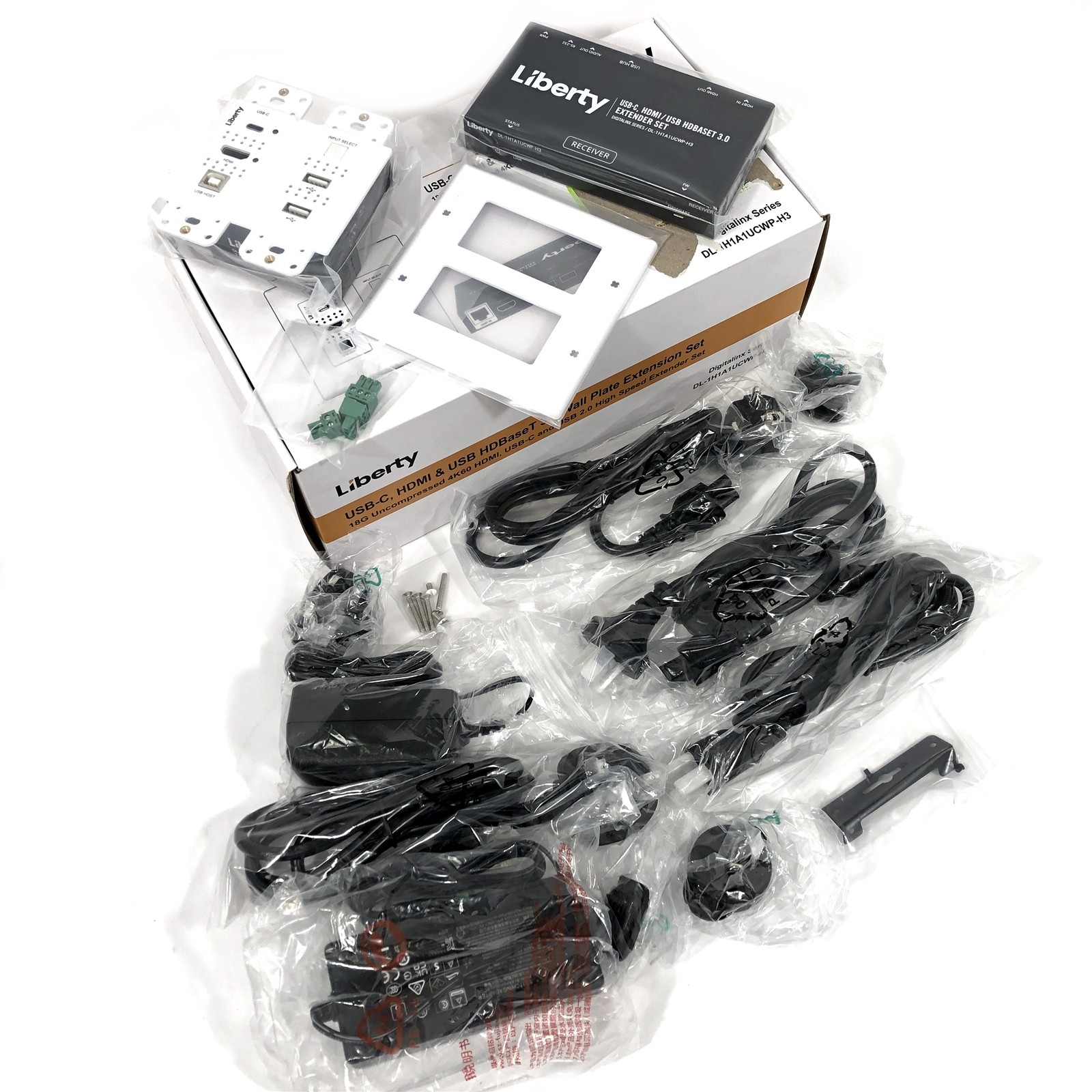 NEW Open Box Liberty DigitaLinx DL-1H1A1UCWP-H3 10G 4K60 HDMI/USB Extension Set