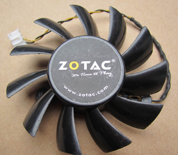 2 Lines 4P For Zotac Gt240 Graphics Card Fan Diameter 6.5cm Hole Spacing 3.5cm