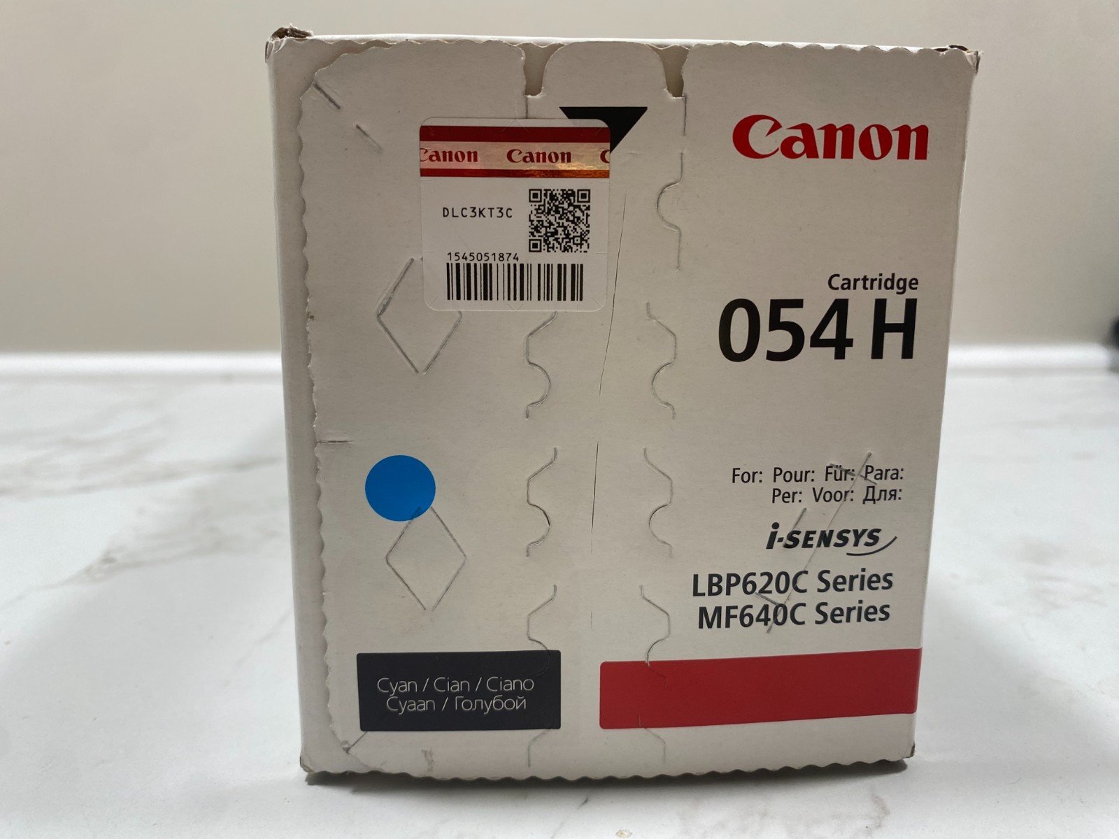 SEALED Canon 054H Toner - Cyan High Yield