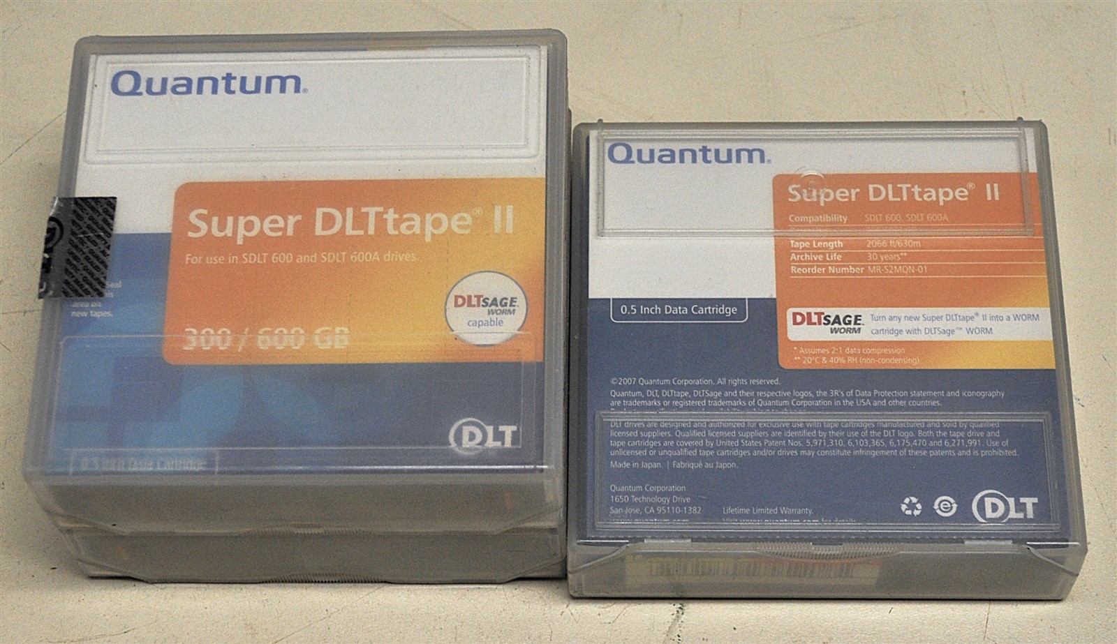 QUANTUM SUPER DLT TAPE II QUANTITY 4 SCHOOL SURPLUS