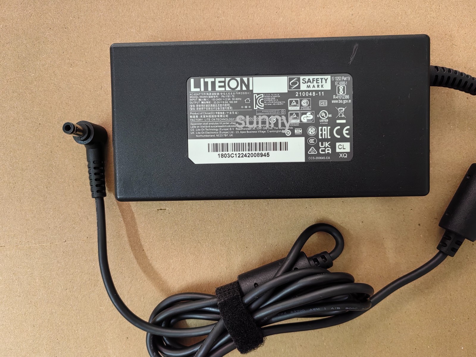 PA-1181-76 LITEON 20V 9A For TB3DOCK2DPPD Thunderbolt 3 Dock 5.5mm 180W Original