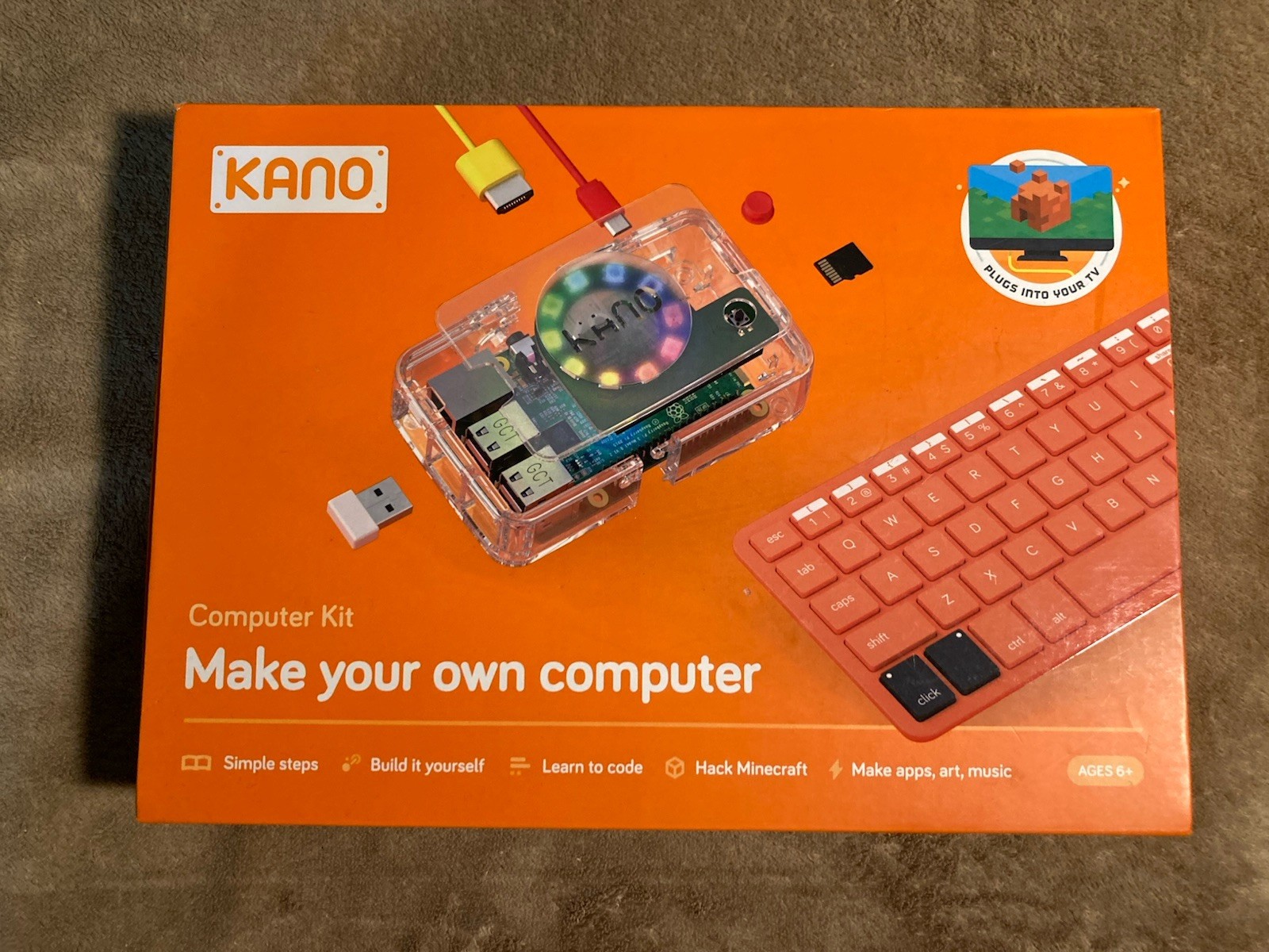 KANO Computer Kit 2017 Make Your Own Computer Multicolored Ages 6+