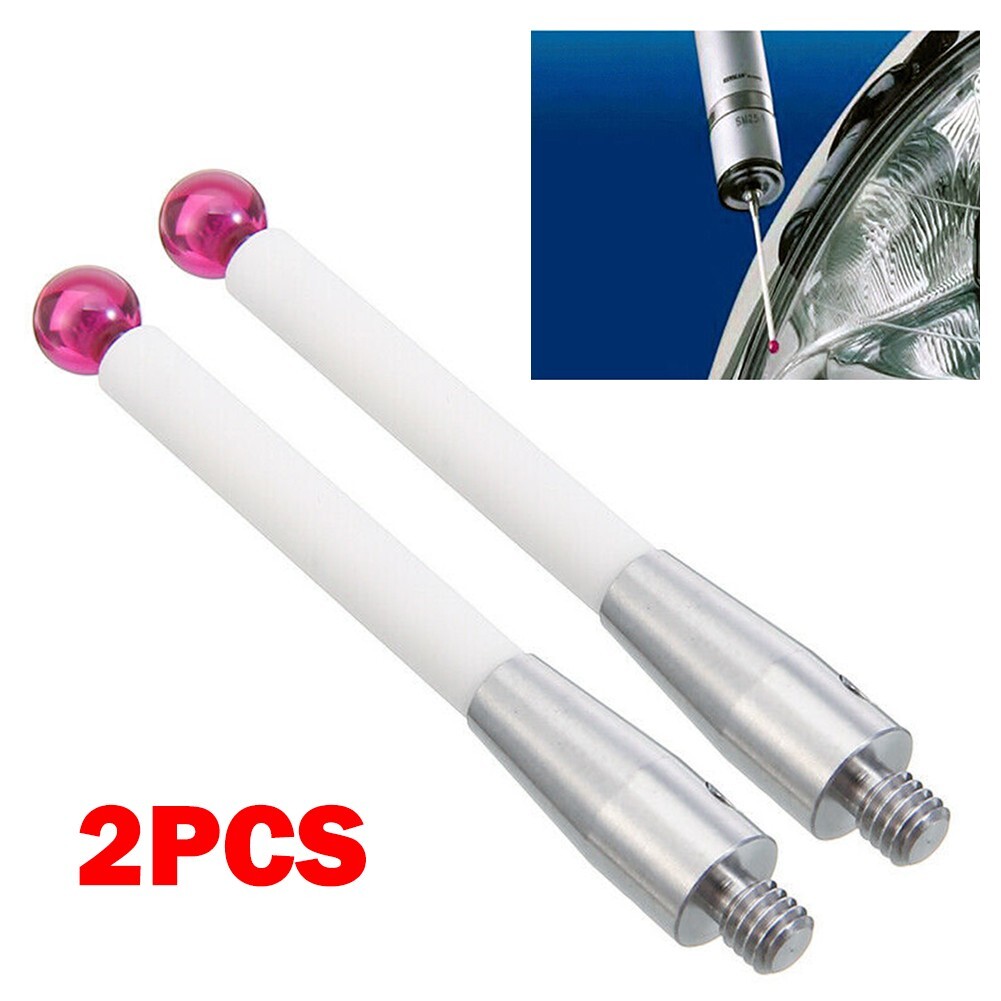 2Pcs For Renishaw A-5000-3709 CMM Probe Stylus 50mm - Ceramic Stem - 6mm Ball NEW
