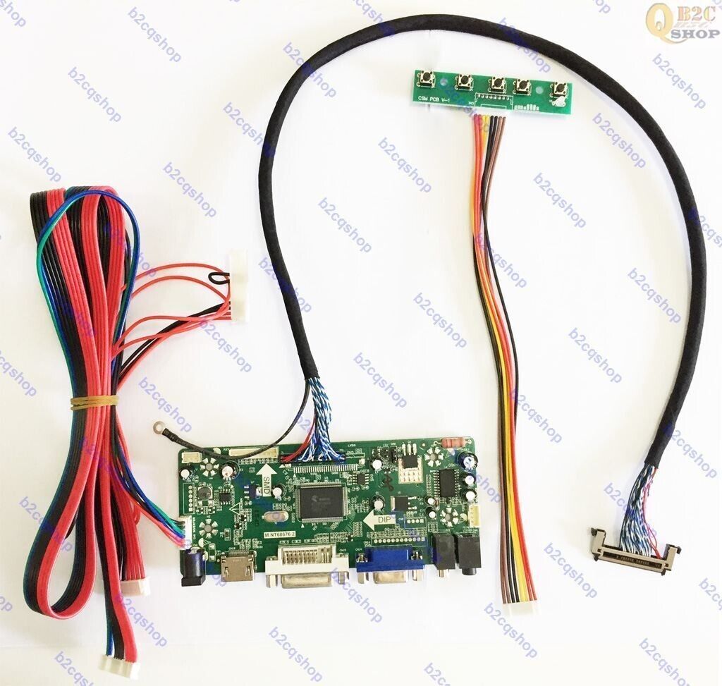 HDMI VGA DVI LCD Controller Driver Board Monitor Kit for LM40SAMFHD700AG25WV