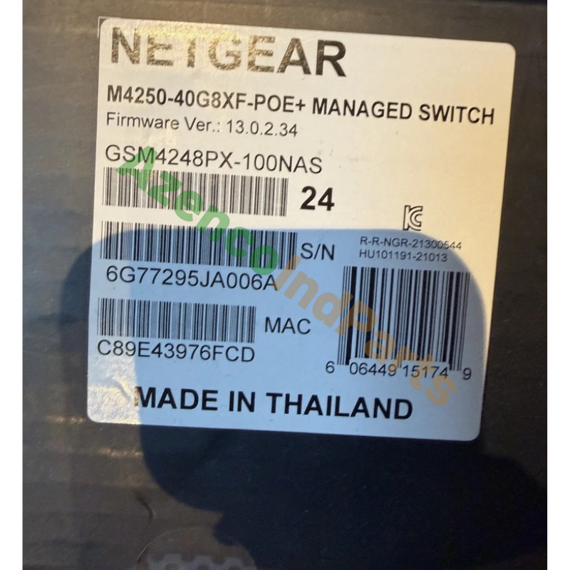 New Netgear AV Line M4250-40G8XF-PoE+ Managed Switch Free Delivery