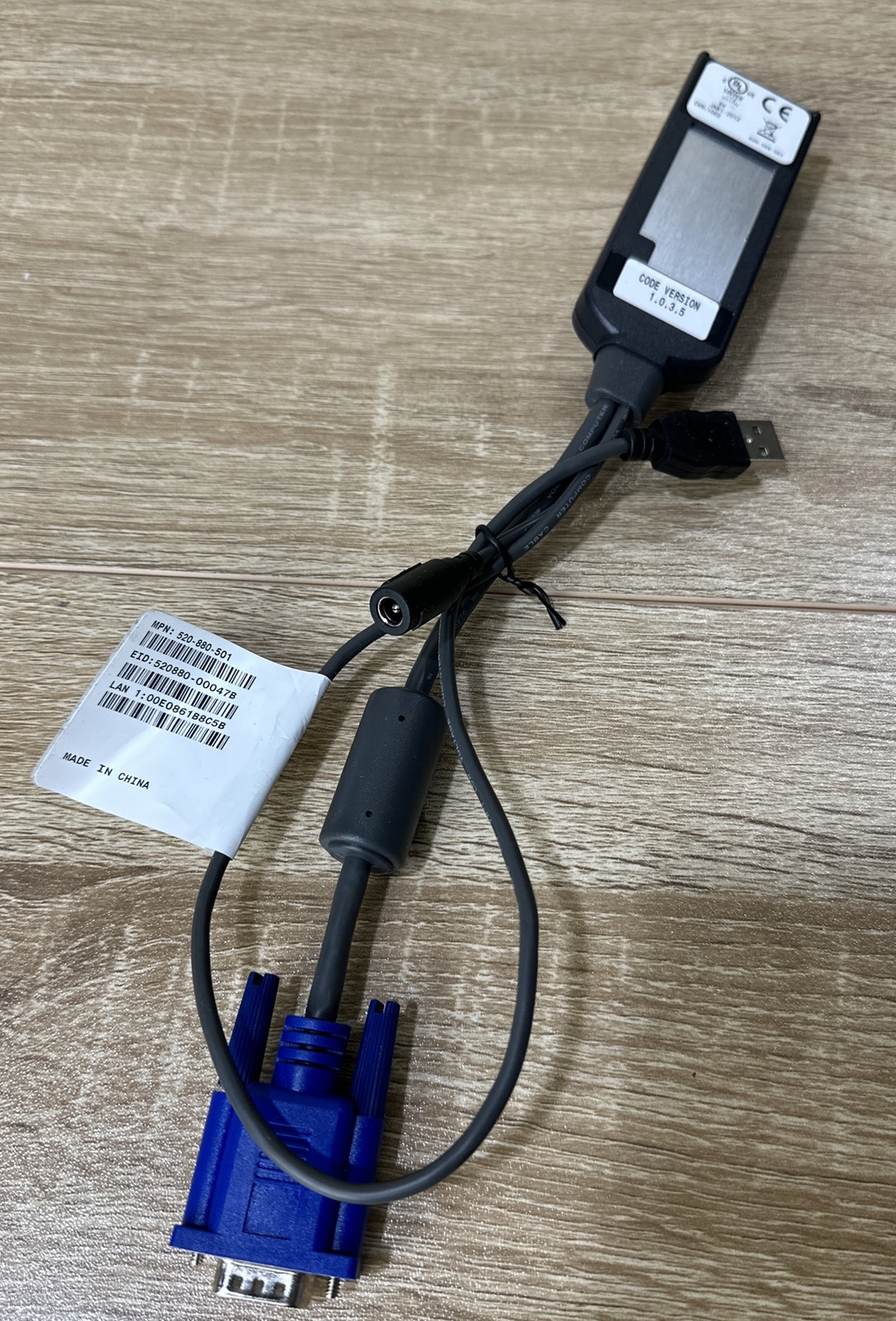 Emerson UMIQ-V1 USB/VGA RJ45 IP KVM Module for Avocent Management Gateway