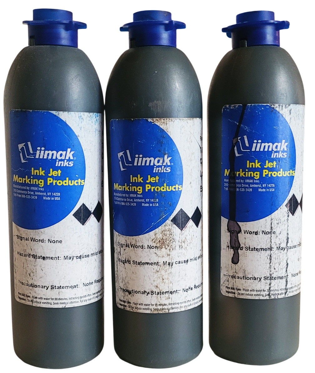iimak Inks 32020592 WTRBS Black Cartridge 7.8oz Exp: 07-2027 Lot of 3