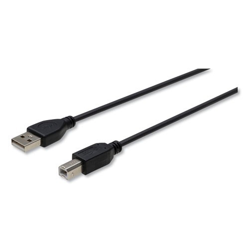 Innovera 30005 USB Cable, 10 ft, Black