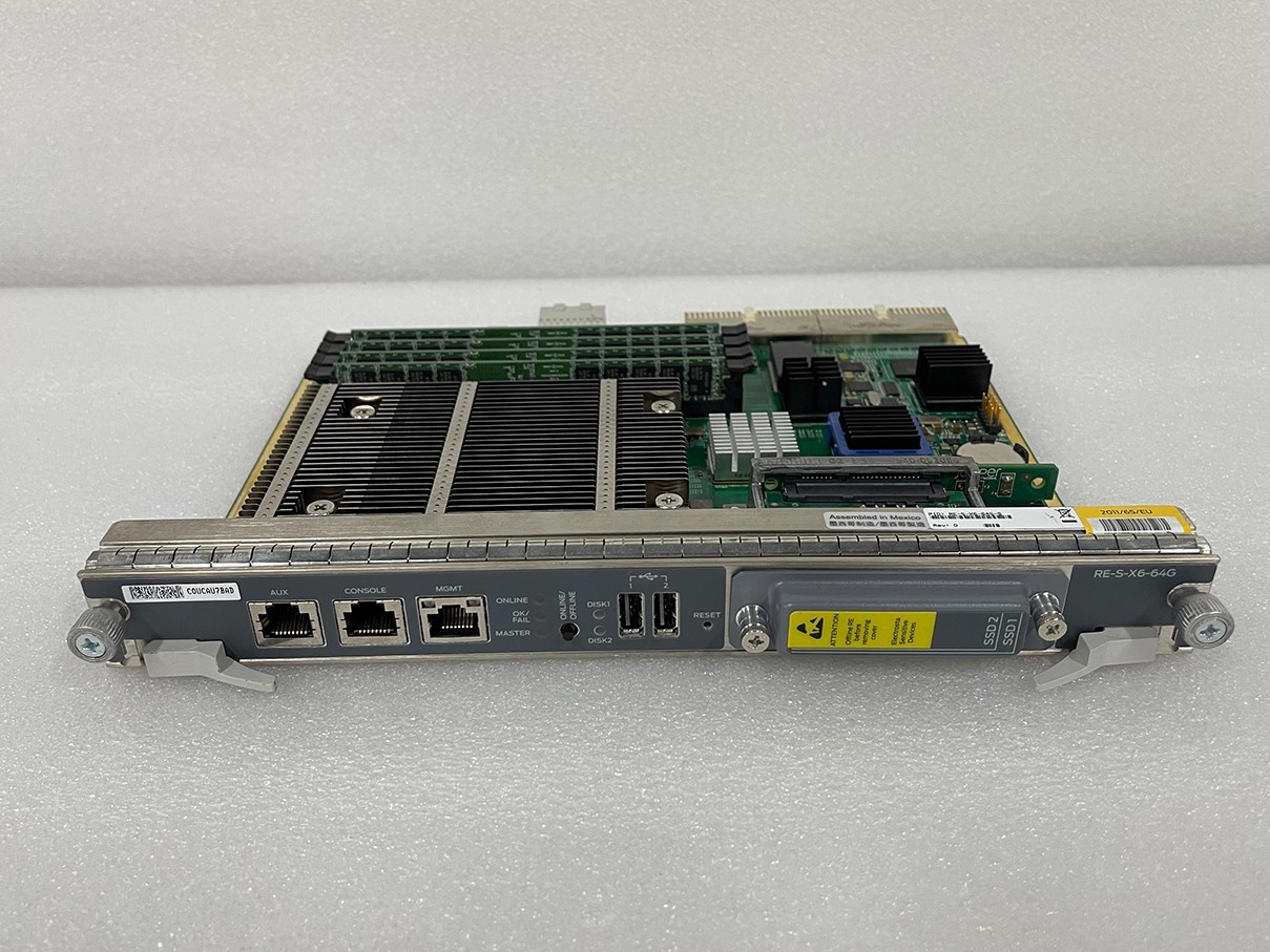 Juniper RE-S-X6-64G-S 6-Core 64G MX Series Routing Engine For MX240 480 960