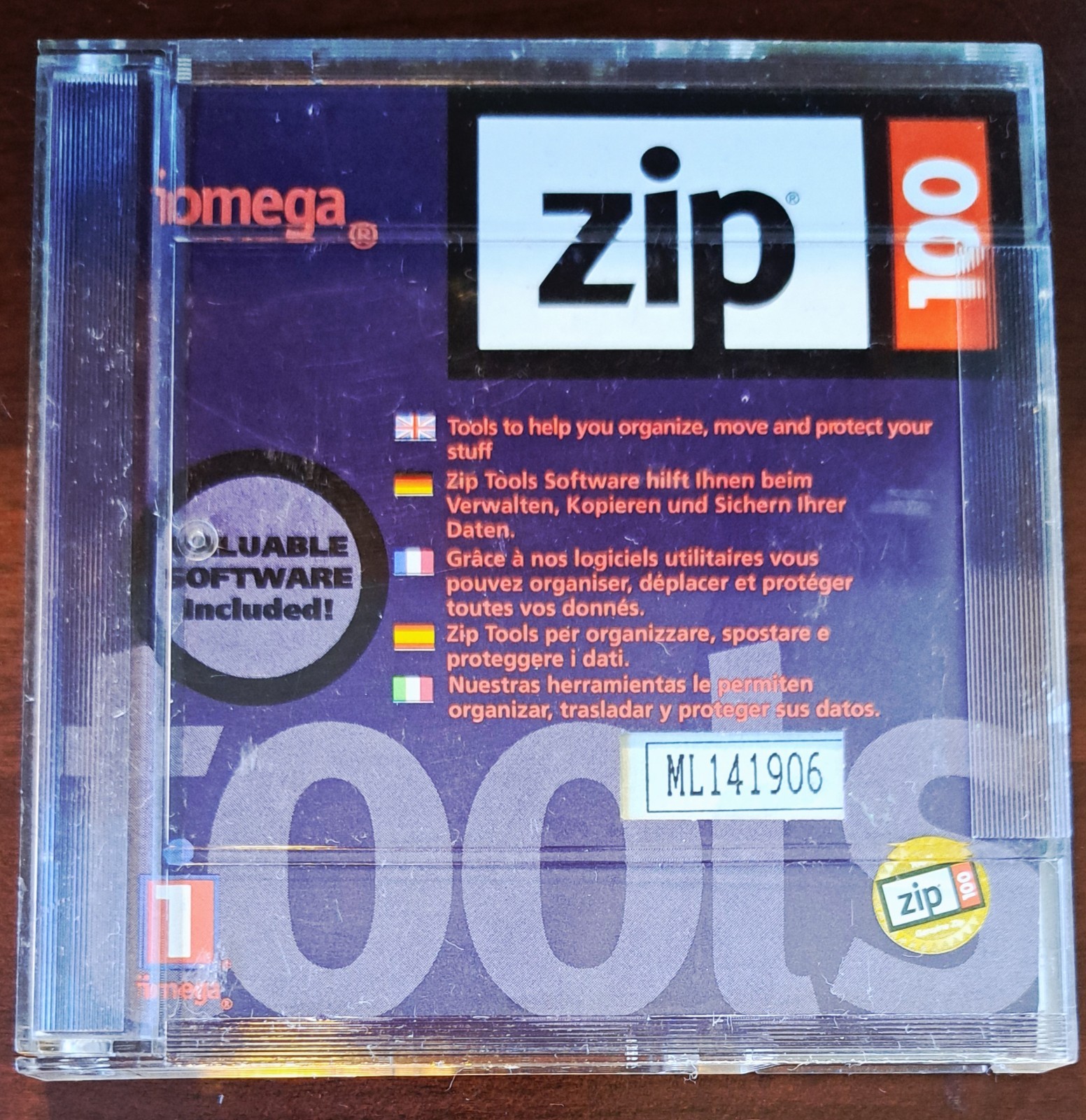 Iomega - 100MB External PC Zip Drive PC Tools