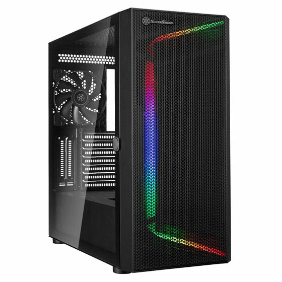 Silverstone SST-SEH1B-G SETA H1 Mesh Front/Steel Body ARGB Mid-Tower Case