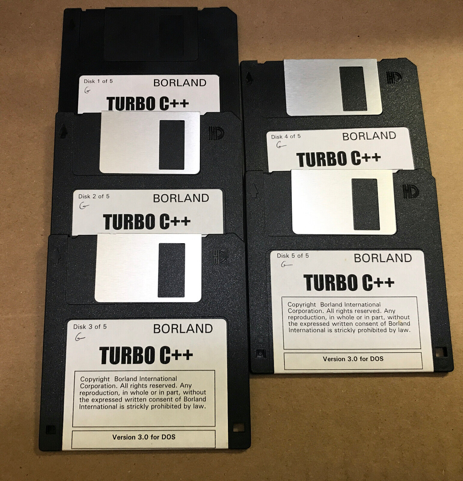 Vintage BORLAND Turbo C++ Ver 3.0 For DOS -3.5\