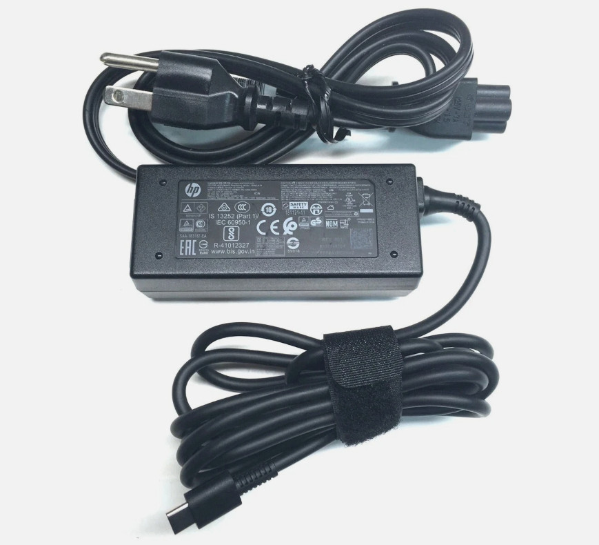 Genuine 45W USB-C Charger For HP L43407-001 L42206-002 L42206-001 934739-850 New