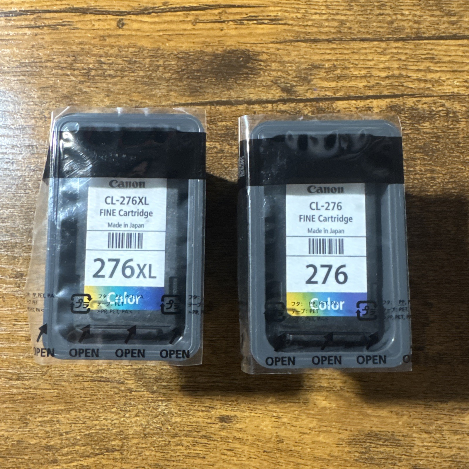 Genuine Canon CL-276 & 276XL Color Ink Cartridge Factory Sealed No Box OEM