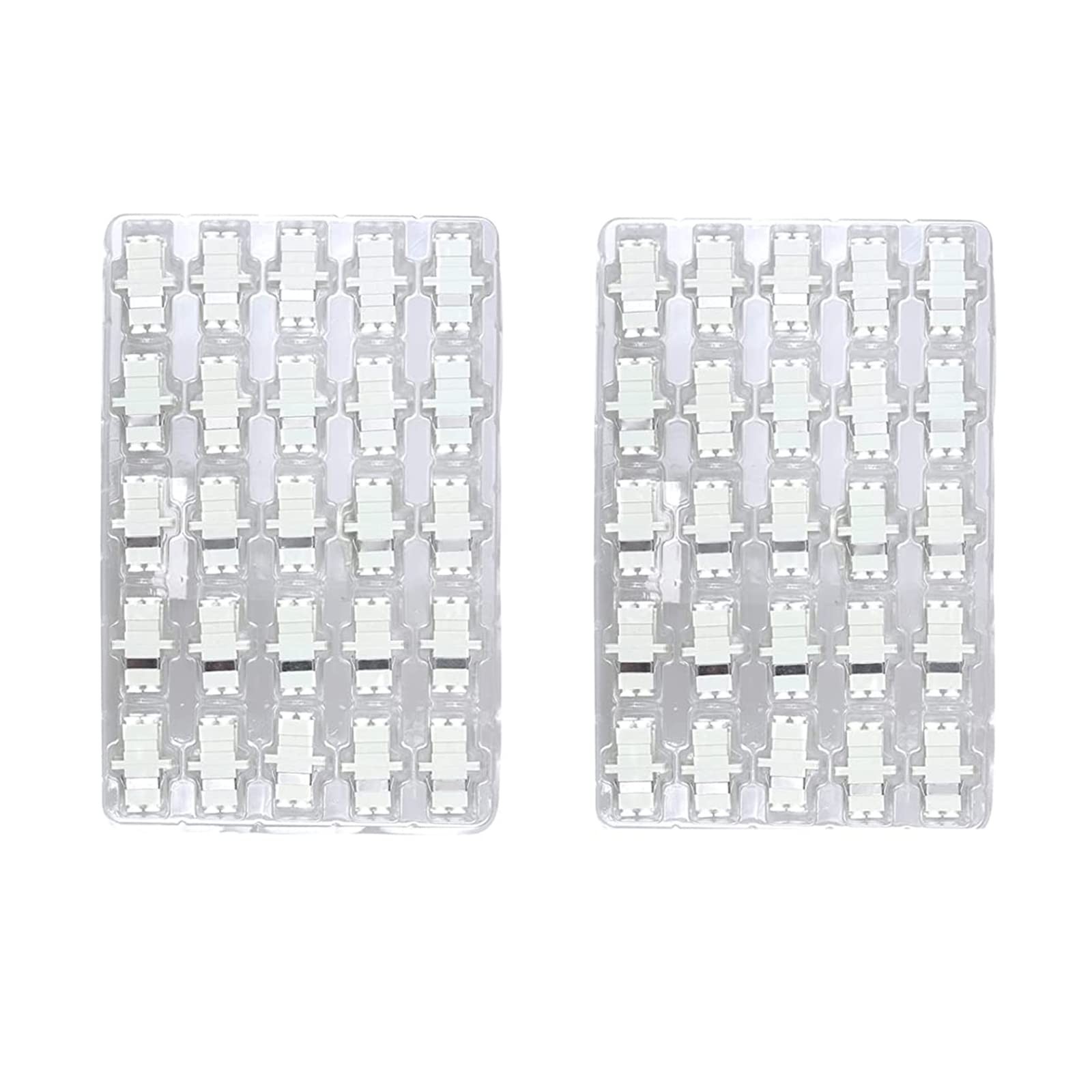 fyboptwu 50pc LC Duplex MM OM2 Adapter