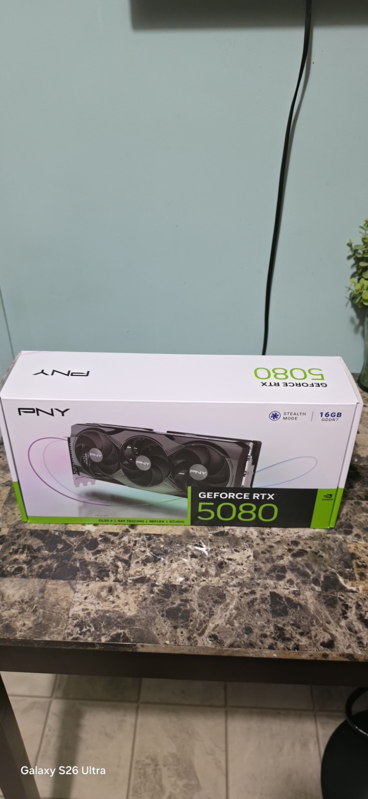 PNY NVIDIA GeForce RTX 5080 16GB GDDR7 Graphics Card Ray Tracing DLSS 4