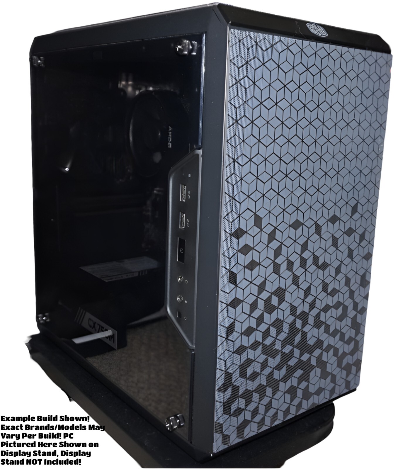 Gaming PC Ryzen 7 Fast Custom Gaming Computer 16GB RAM 500GB SSD TK20 AMD Radeon