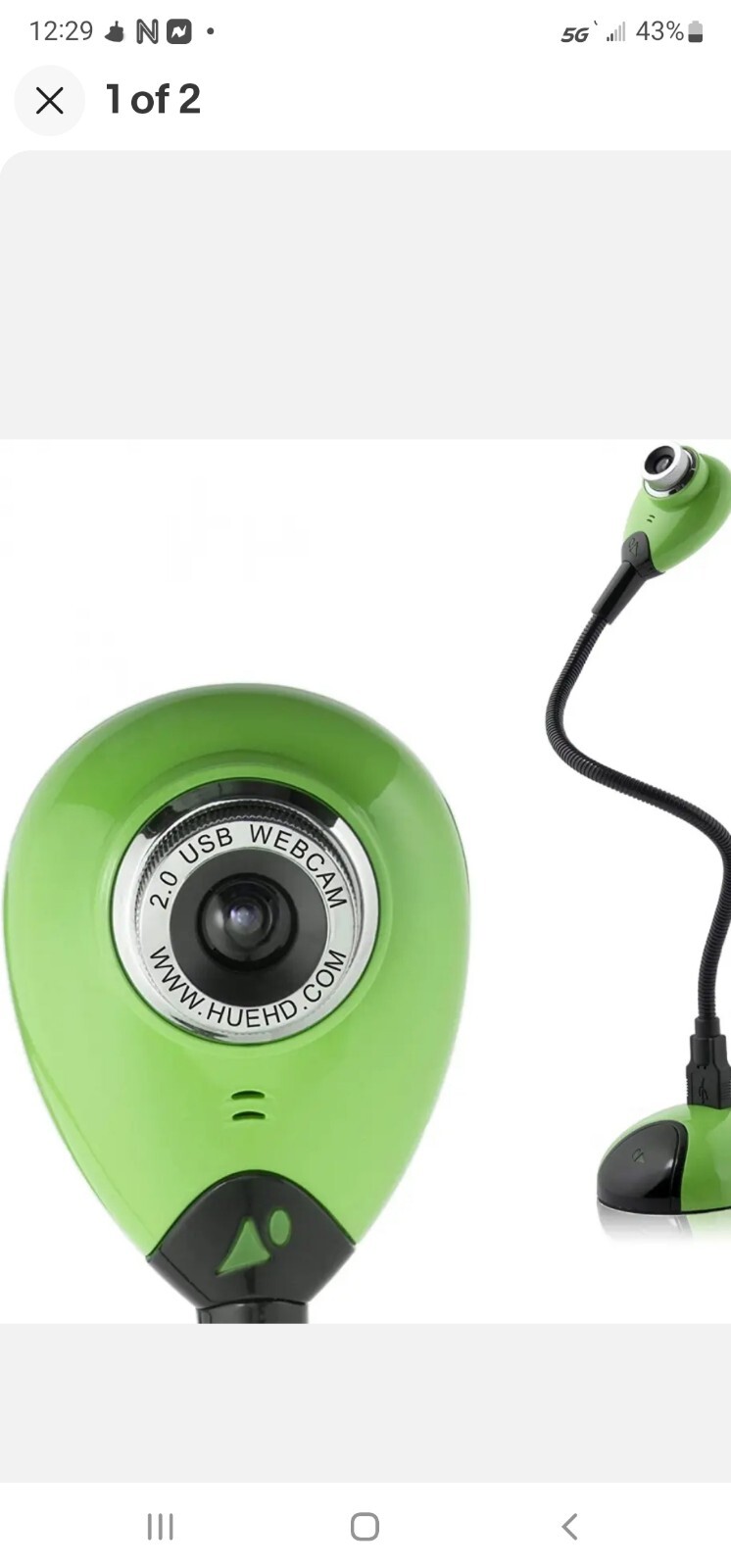 HUE HD Portable USB Camera (Green) 