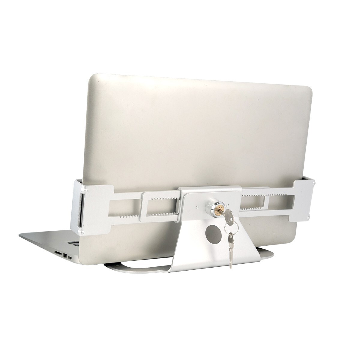 Laptop Security Lock With Keys Adjustable Width Strong Metal Anti Theft Holders