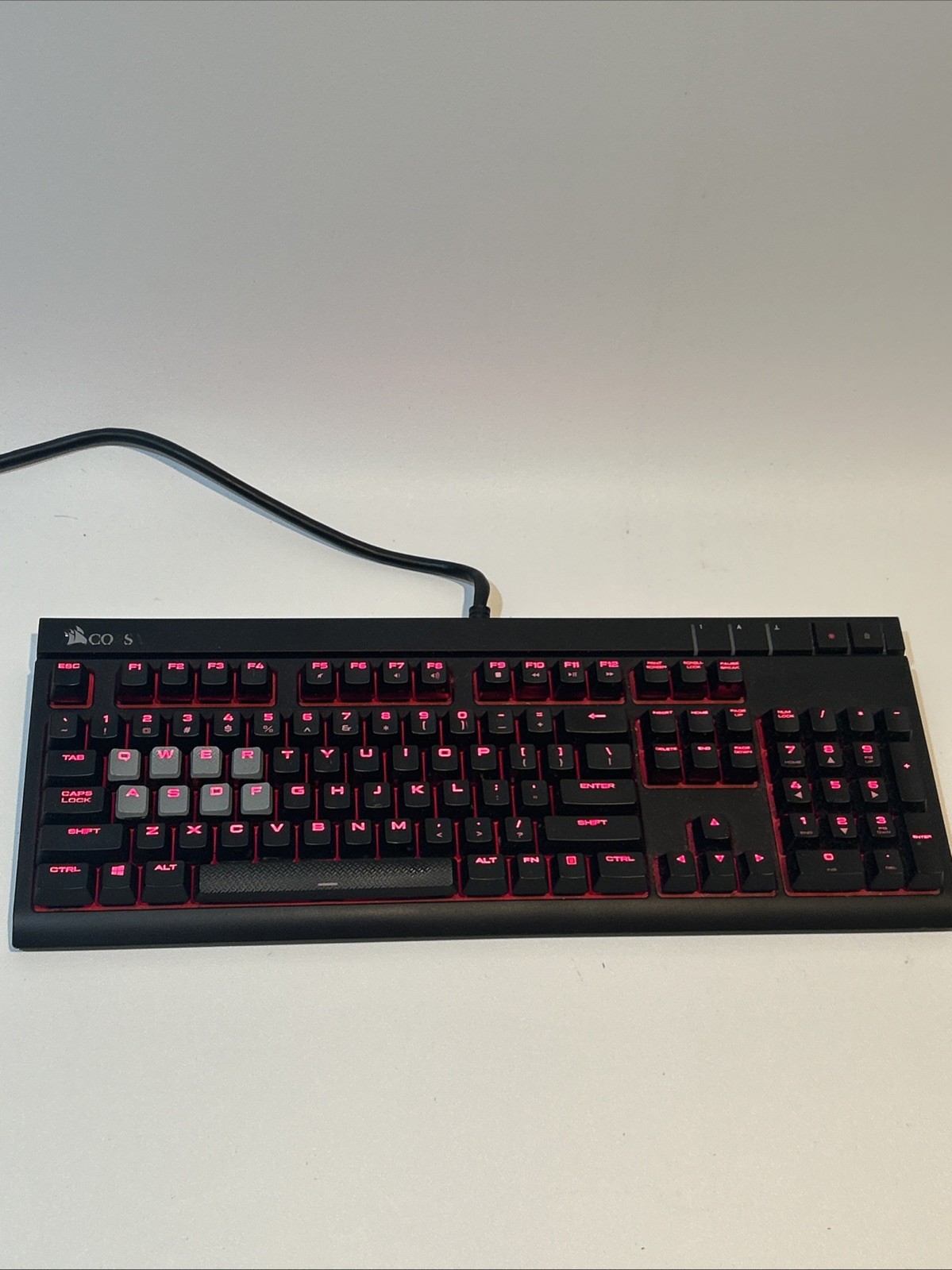 Corsair Strafe Mechanical Gaming Keyboard (CH-9000226-NA) - Black With Red Keys