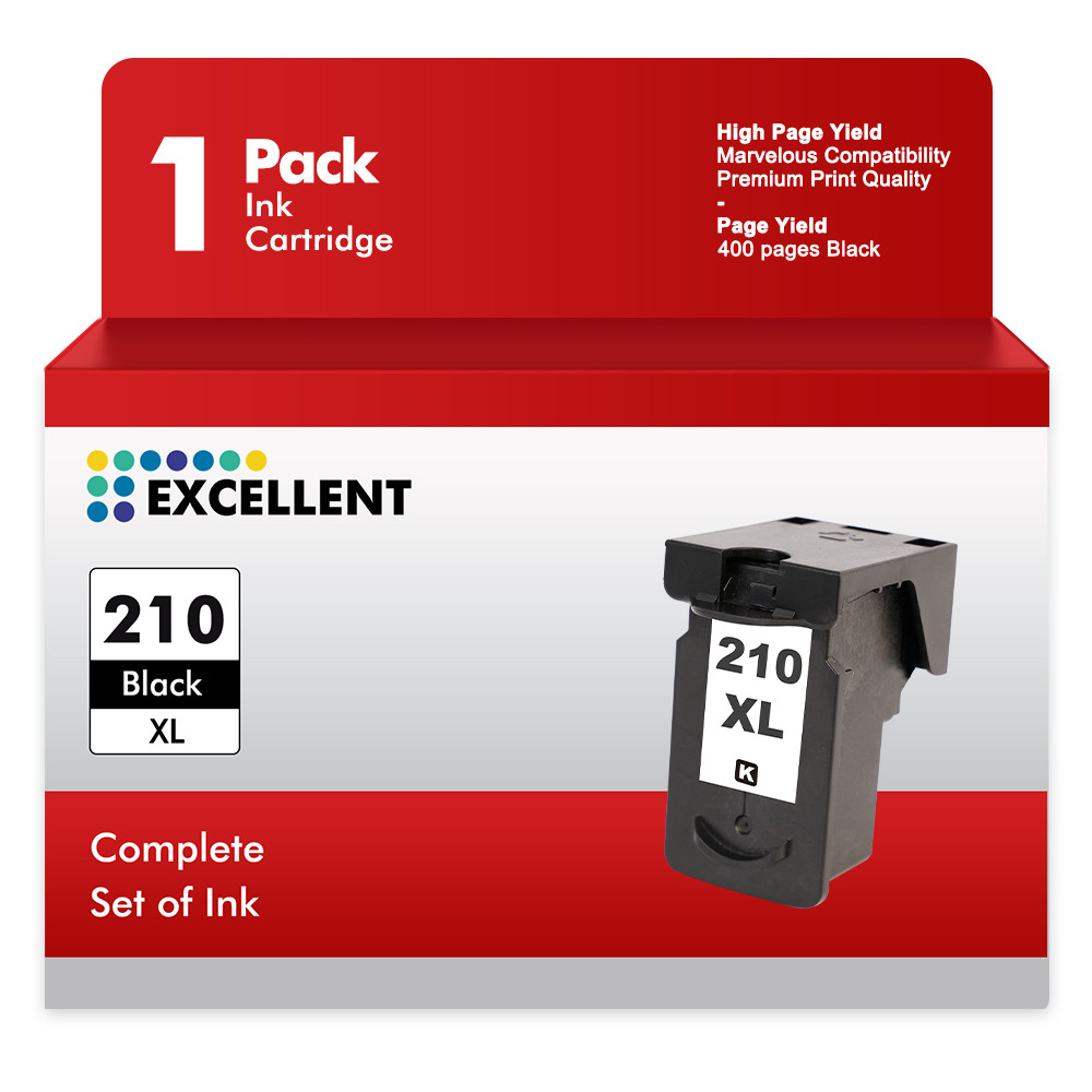1Pc PG-210XL Black Ink High Yield Cartridge fits For Canon iP2702 MP480 TS3500