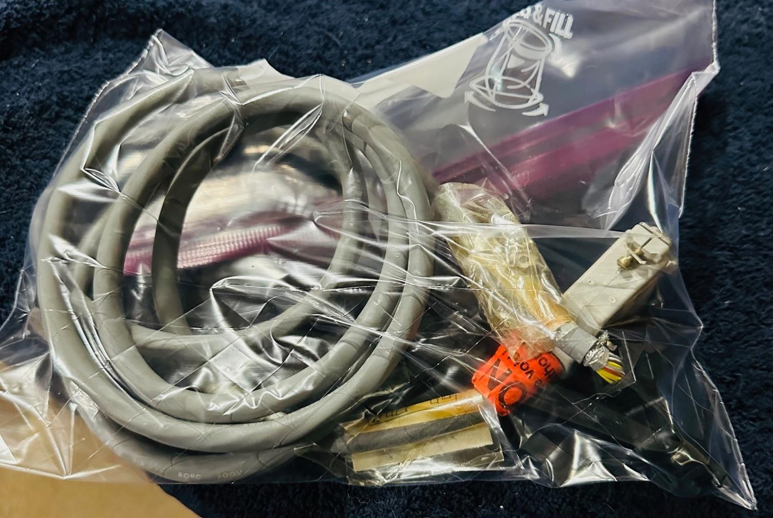 Vintage 1980's IBM PC-XT PC-AT 5160 D-SUB DB25 / HD50 Printer Connector