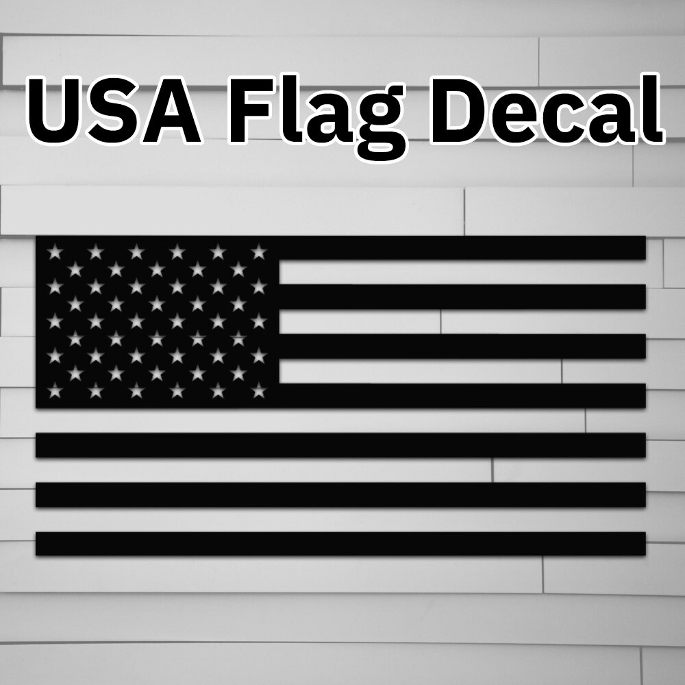 American Flag Decal, Car Decal, Car Sticker, Window Decal, Window Sticker, USA