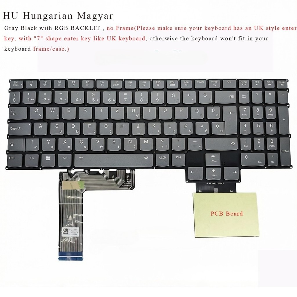 New for Lenovo Legion S7 16IAH7 16ARHA7 Y9000X R9000X 2022 Keyboard RGB BACKLIT