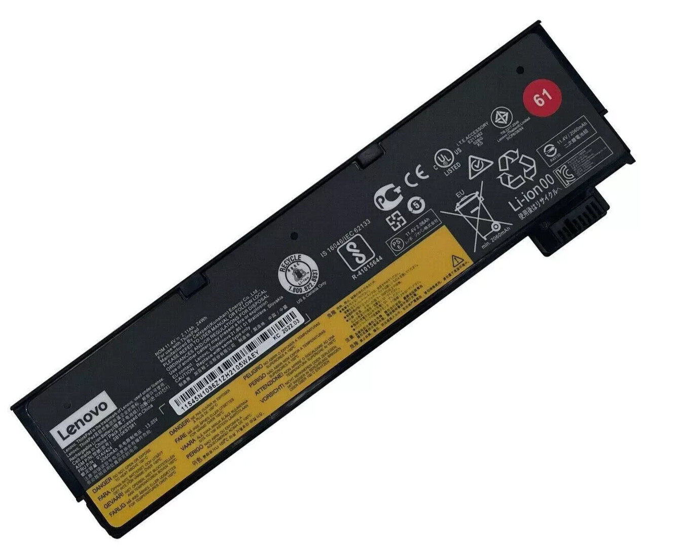 61 NEW OEM 24WH Genuine 01AV423 Battery For Lenovo ThinkPad T470 T480 T570 T580