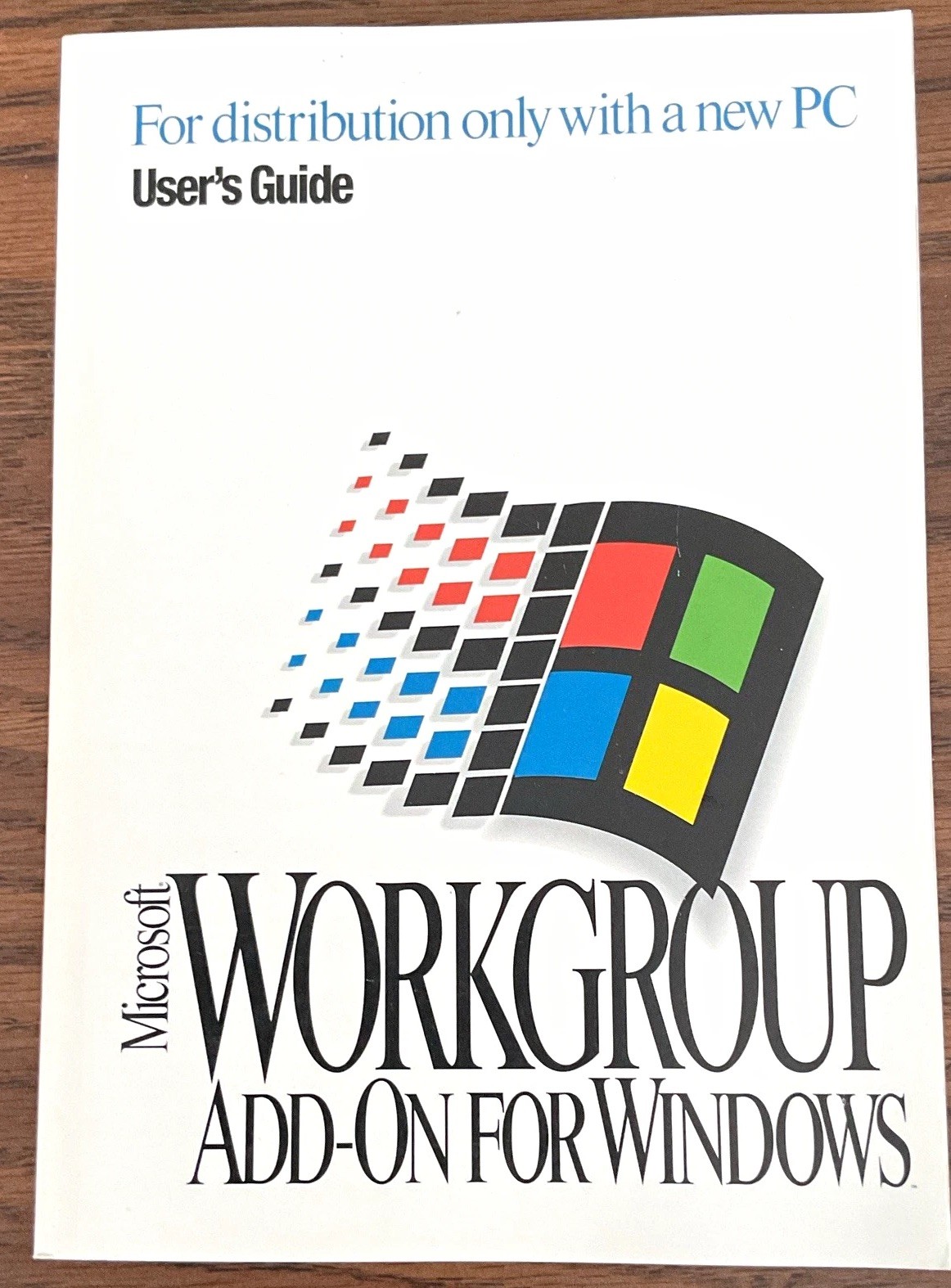 Microsoft Workgroup Add-On for Windows User’s Guide Manual, English