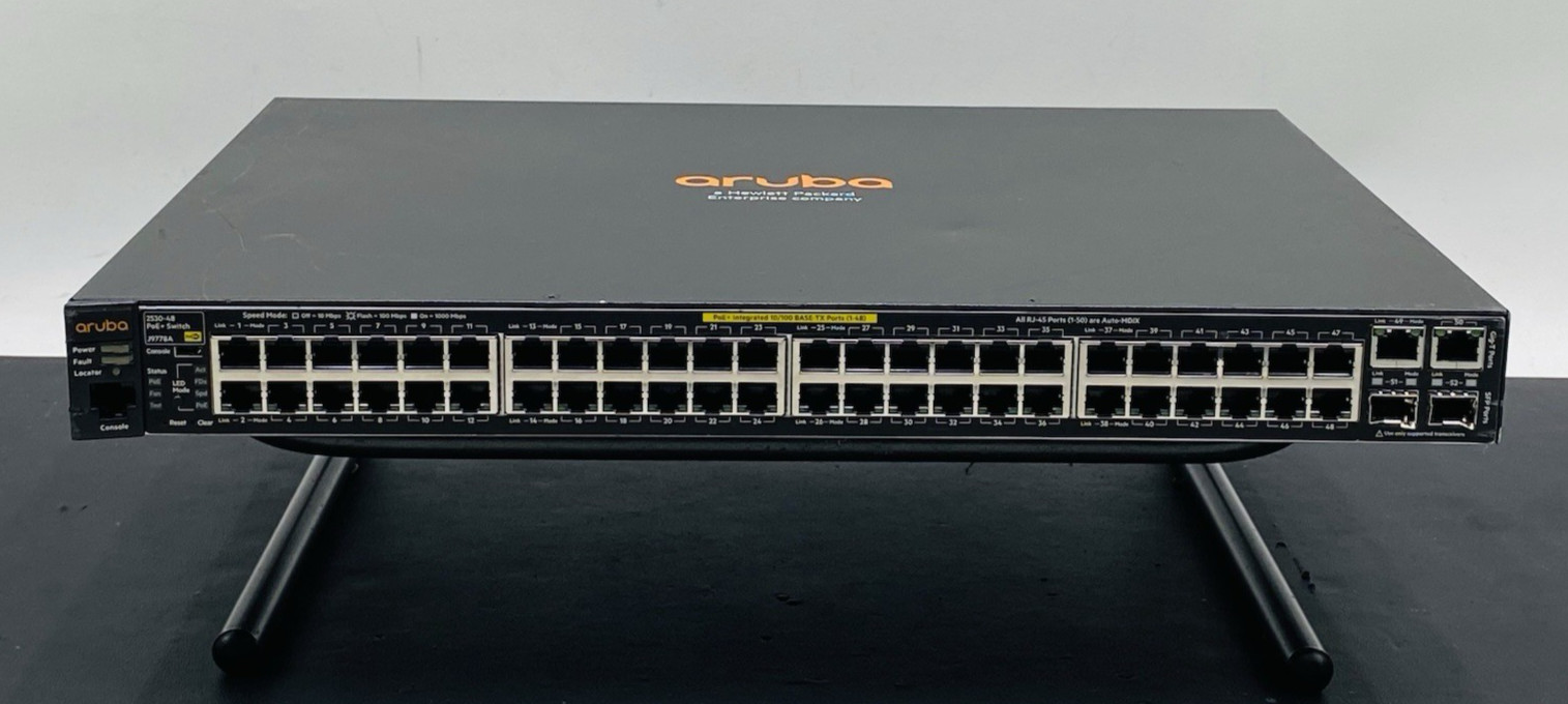 HPE Aruba 2530-48 J9778A 48-Port Gigabit PoE+