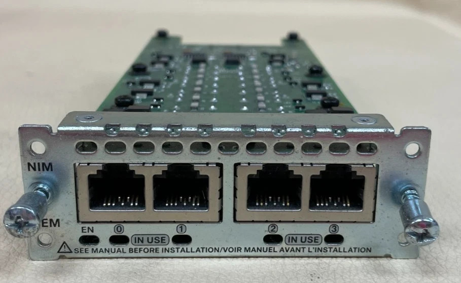 Cisco NIM-4E/M 4-Port E/M Network Interface Module for ISR 4000 Series
