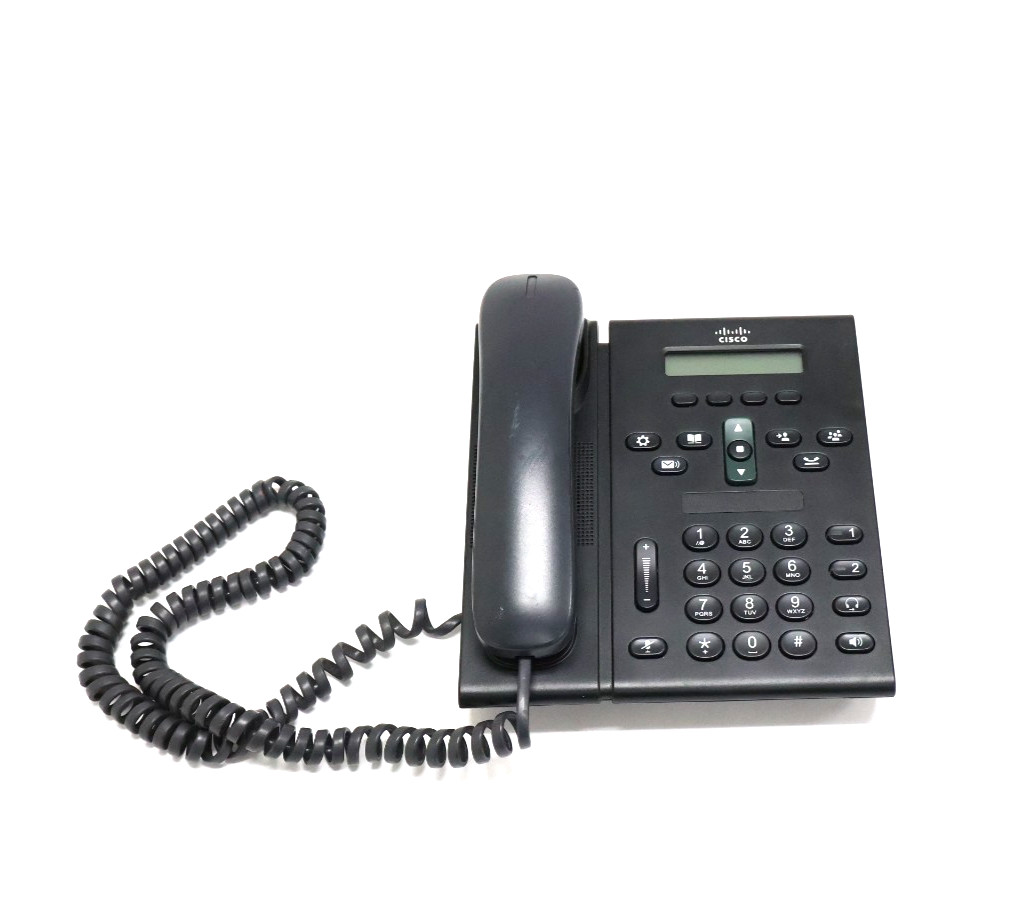 Cisco CP-6921 Unified VoIP 2-Line Business IP Desktop Phone Black