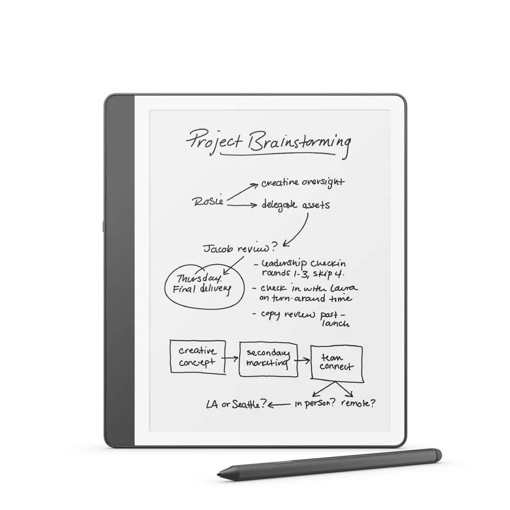 Amazon Kindle Scribe with Premium Pen (16 GB) 2024 Release Tungsten Excellent