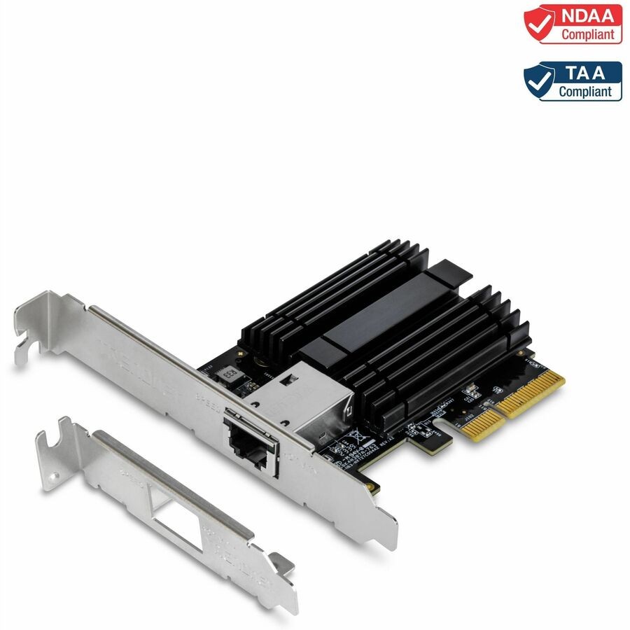 TRENDnet TEG-10GECTX 10-Gigabit PCIe 2.0x4 Network Adapter Card