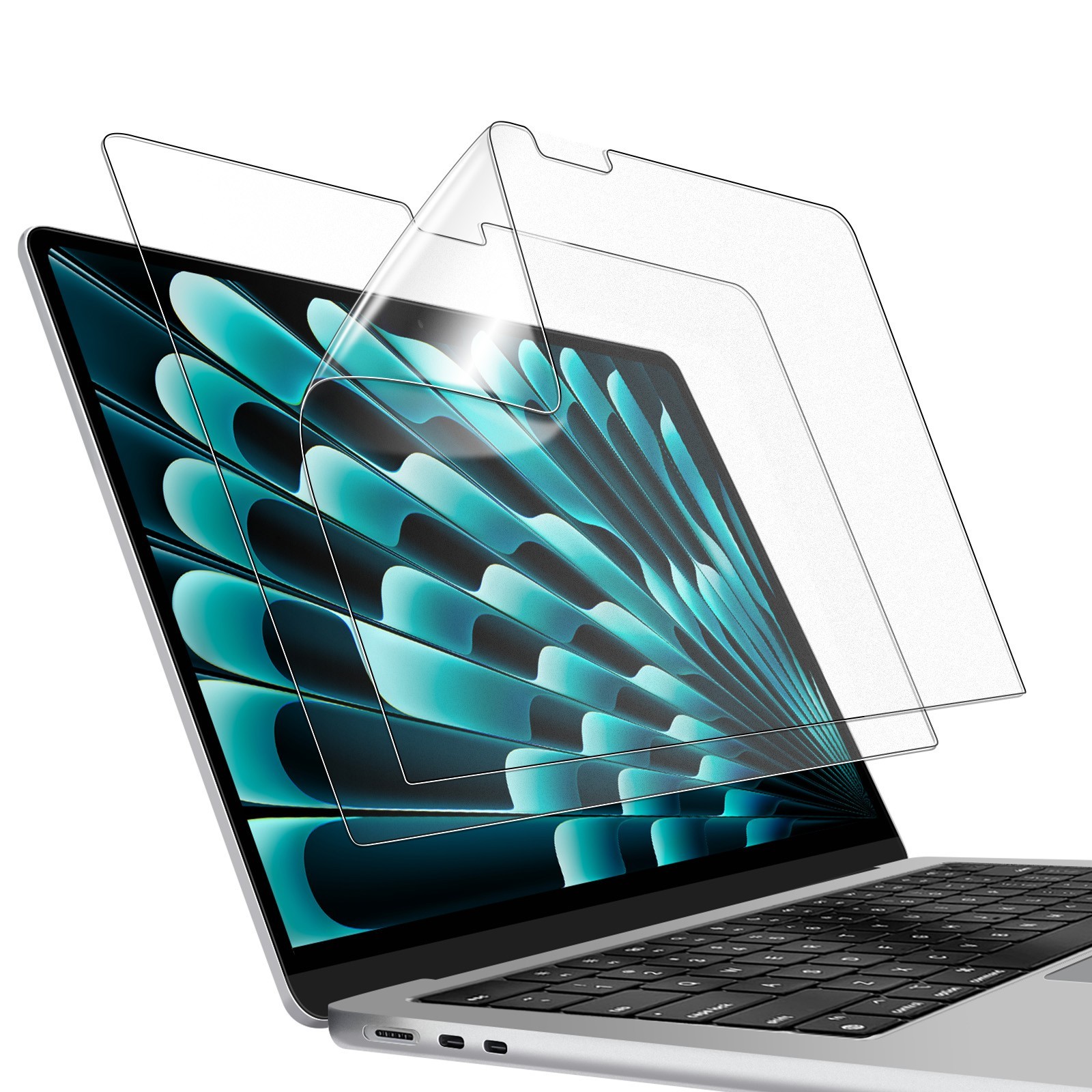 PET MatteScreen Protector for MacBook Air 13 Inch (M2-M5, 2022-2026), 2-Pack
